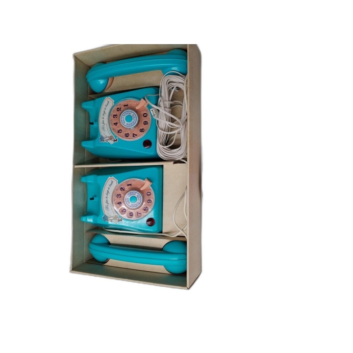 Holly Hobbie Dial Intercom Telephone Set - Durham - Jouet Vintage Anné