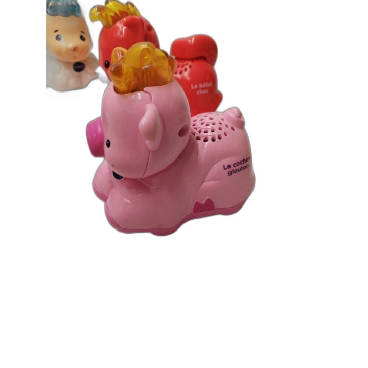VTech Lot 5 Figurines Tut Tut Animo - Licorne Emma, Chat, Cochon, Breb