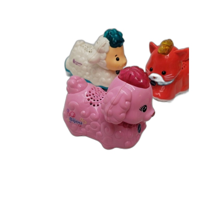 VTech Lot 5 Figurines Tut Tut Animo - Licorne Emma, Chat, Cochon, Breb