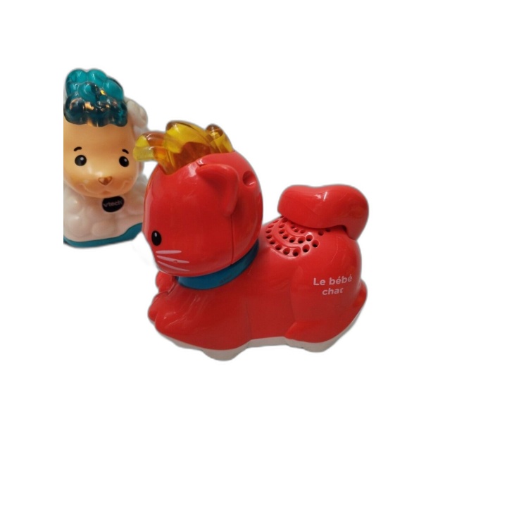 VTech Lot 5 Figurines Tut Tut Animo - Licorne Emma, Chat, Cochon, Breb