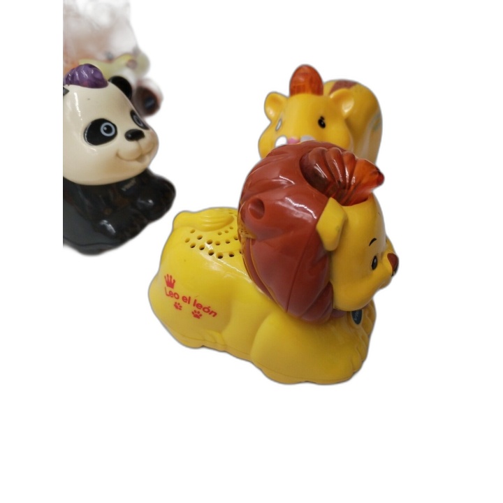 VTech Tut Tut Animo lot 5 figurines animaux sonores - Lion Panda Chien