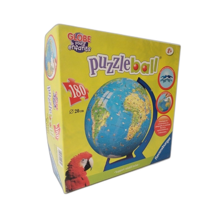 Puzzleball Globe Pour Enfants - Ravensburger - Puzzle 3D 180 pièces -