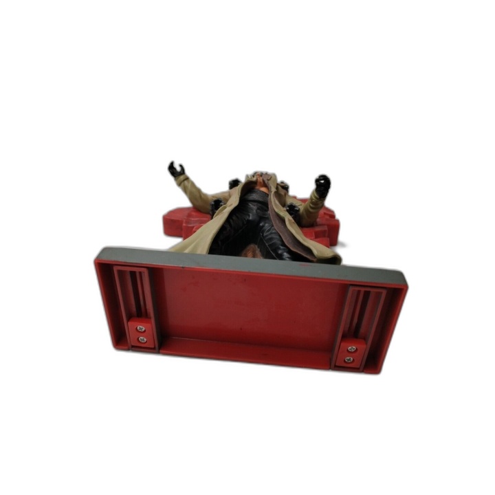 Figurine Matrix Morpheus avec Décor Mur de Briques - Statue Résine Col
