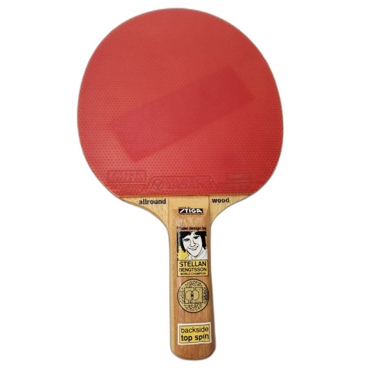 Raquette Ping-Pong Stiga Allround Wood Yasaka Stellan Bengtsson World 