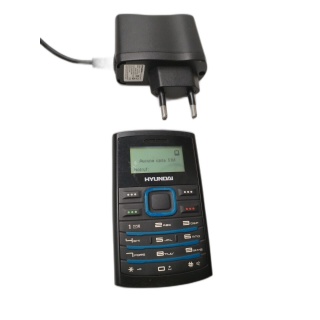 Téléphone Mobile Hyundai MB105 Mini Portable à Touches + Chargeur d'Or