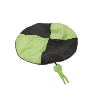 Figurine Parachutiste Jouet Enfant - Parachute Man Vert 45cm - Soldat 