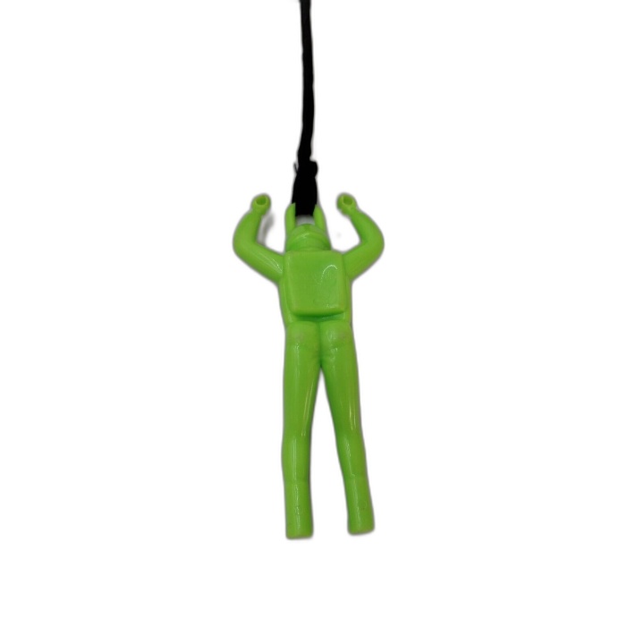 Figurine Parachutiste Jouet Enfant - Parachute Man Vert 45cm - Soldat 