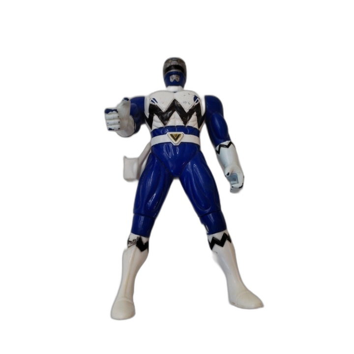 Figurine Blue Ranger Power Rangers - Bandai - Jouet Vintage Années 90
