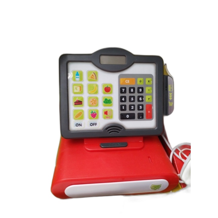 Smoby Caisse Enregistreuse Électronique Jouet - 25 Accessoires - 6 Son