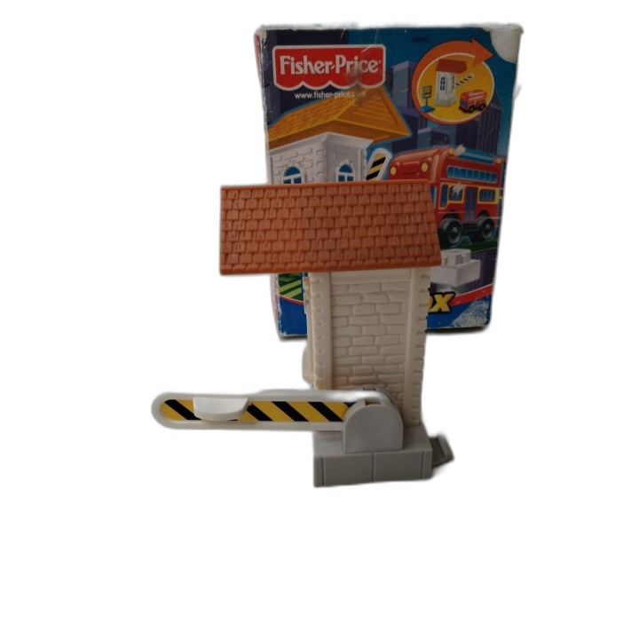 Fisher-Price GeoTrax Rail & Road - Station Barrière Passage à Niveau -