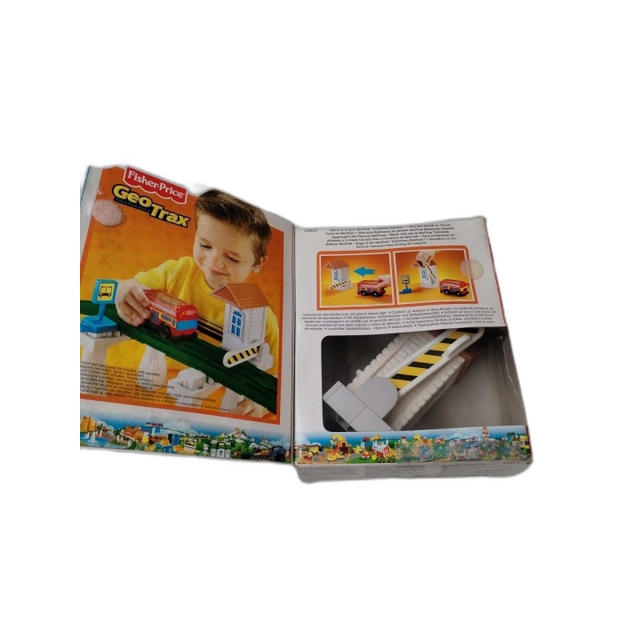 Fisher-Price GeoTrax Rail & Road - Station Barrière Passage à Niveau -
