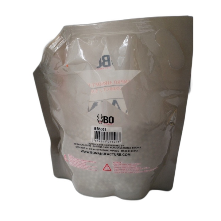 BO Dynamics Rain 595 - Billes Airsoft BBS 0,20g 5,95mm - 3500 billes -