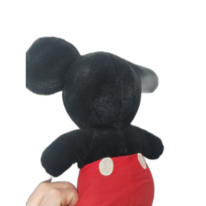 Peluche Mickey Mouse Disney - Doudou Classique Noir Rouge Jaune - Occa