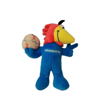 Footix Peluche Officielle Mascotte Coupe du Monde France 98 - Collecto