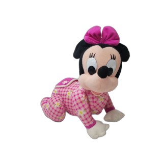 Peluche Interactive Baby Minnie Mouse Qui Rampe Disney - Jouet Bébé Oc
