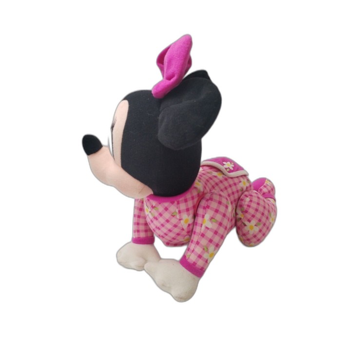Peluche Interactive Baby Minnie Mouse Qui Rampe Disney - Jouet Bébé Oc