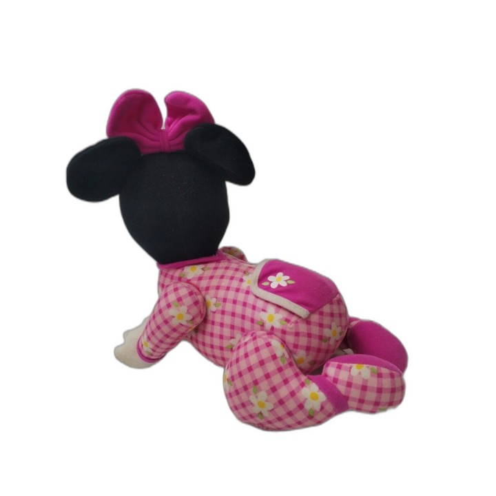 Peluche Interactive Baby Minnie Mouse Qui Rampe Disney - Jouet Bébé Oc