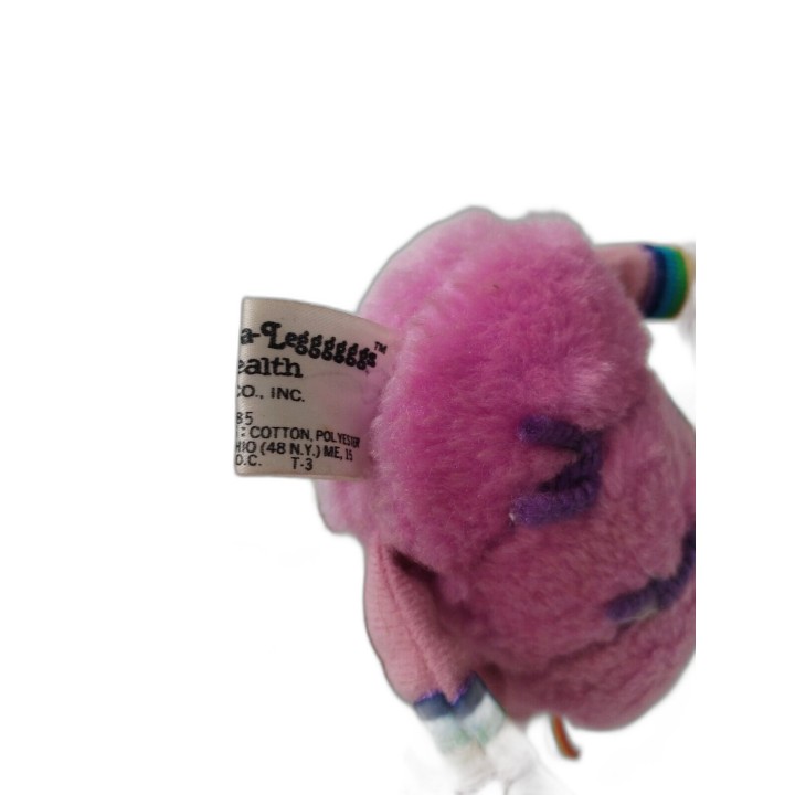 Peluche Lots-a-Lots Monster Rose Vintage - Yeux Globuleux Arc-en-Ciel 