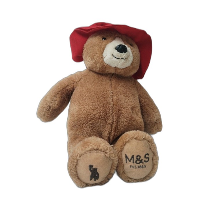 Peluche Ours Paddington M&S Marks & Spencer - Chapeau Rouge - Occasion