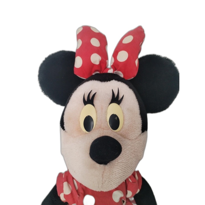 Grande Peluche Minnie Mouse Disney Applause 50 cm - Robe à Pois Rouge