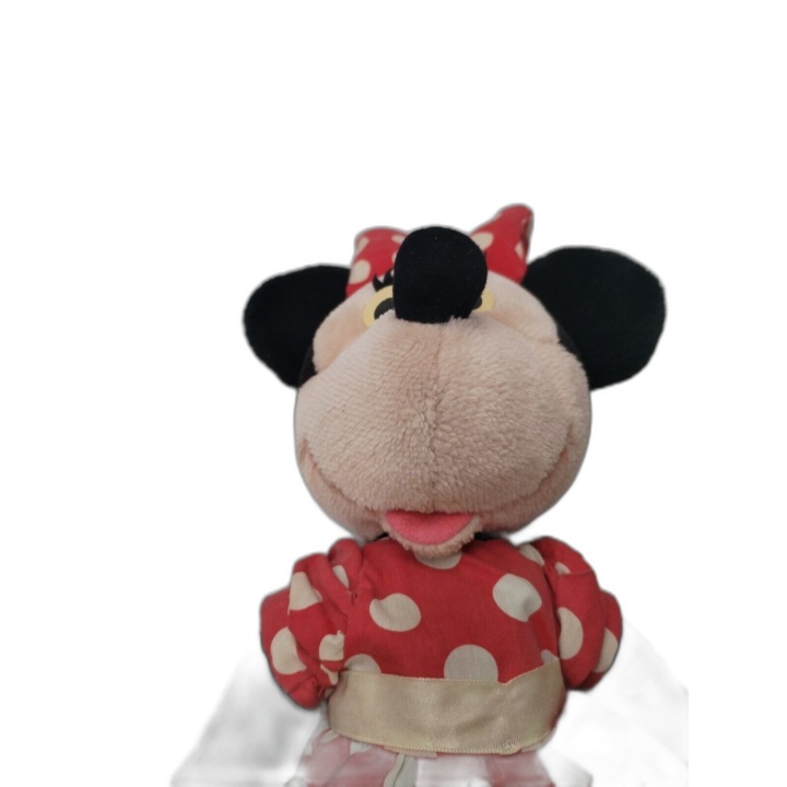 Grande Peluche Minnie Mouse Disney Applause 50 cm - Robe à Pois Rouge