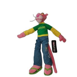 Peluche La Panthère Rose Pink Panther Brasil - Édition Collector - 45 
