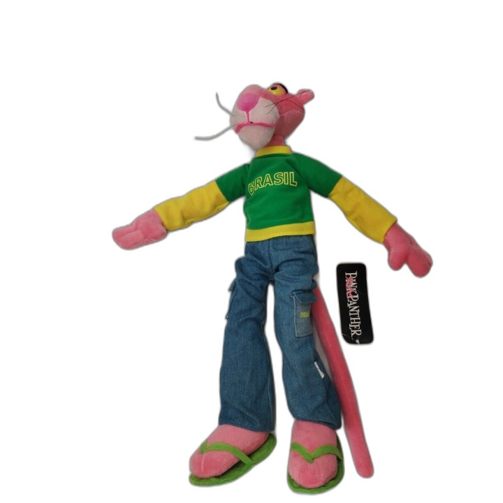 Peluche La Panthère Rose Pink Panther Brasil - Édition Collector - 45 