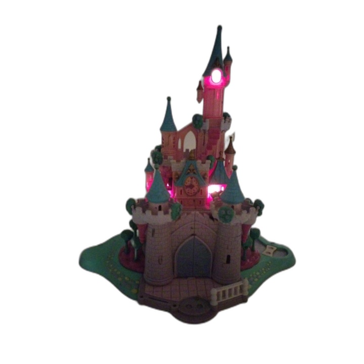 Polly Pocket Château Cendrillon Disney 1995 Bluebird Toys Lumineux - O
