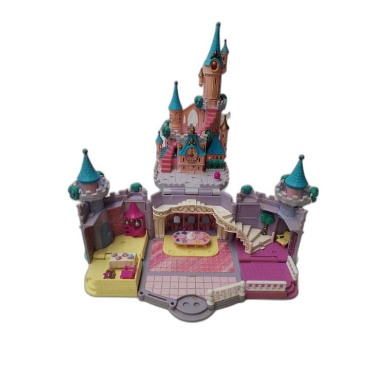 Polly Pocket Château Cendrillon Disney 1995 Bluebird Toys Lumineux - O