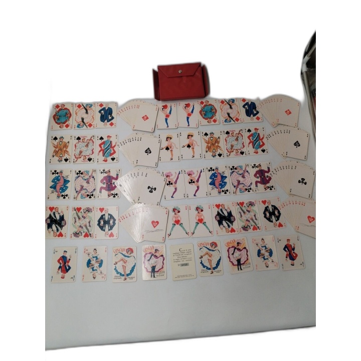 Jeu de Cartes Cancan Philibert Paris - Édition Originale - 2 Jeux Comp