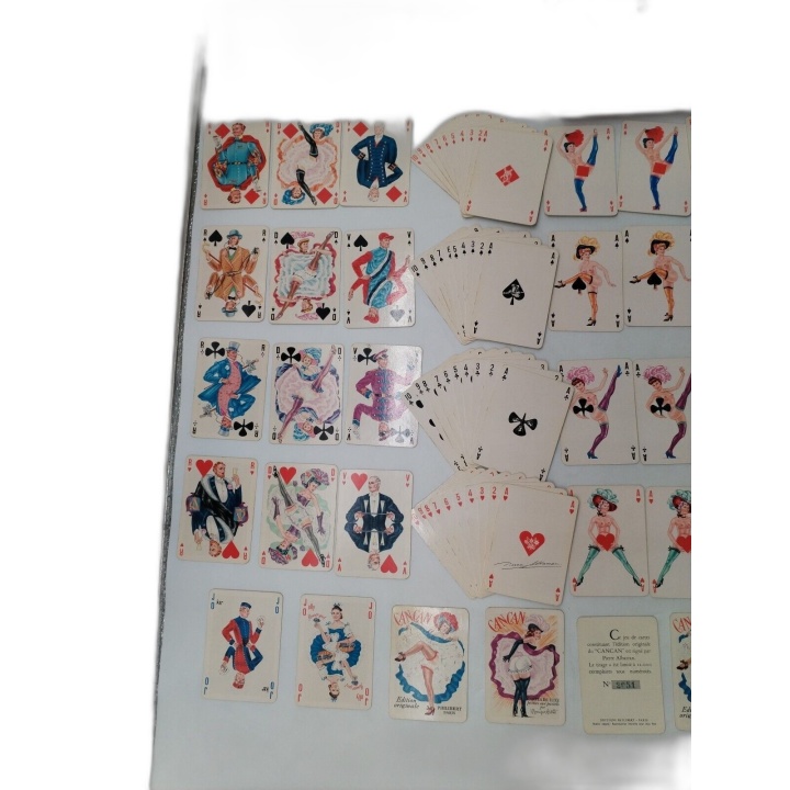 Jeu de Cartes Cancan Philibert Paris - Édition Originale - 2 Jeux Comp