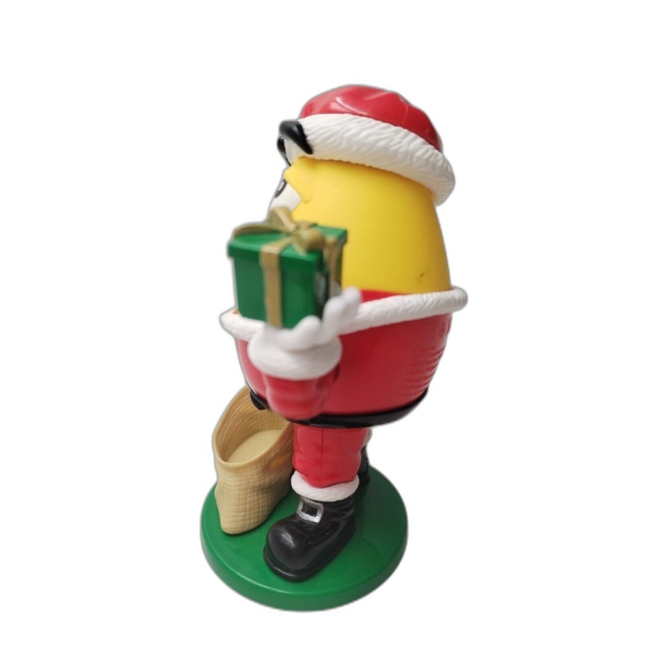 Figurine Distributeur M&M's Jaune Père Noël - Candy Dispenser 15 cm - 