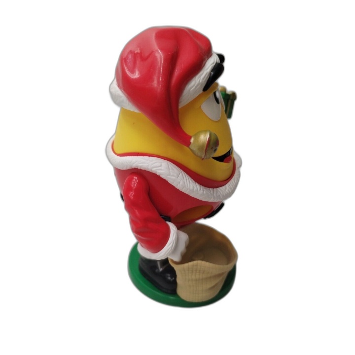 Figurine Distributeur M&M's Jaune Père Noël - Candy Dispenser 15 cm - 