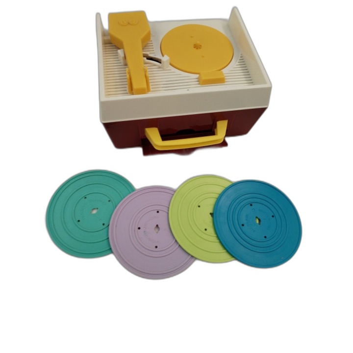 Fisher-Price Music Box Record Player Mattel - Tourne-disque Jouet Musi
