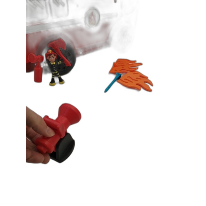 KidKraft Camion Pompier Bois Everyday Heroes - Lumières Sons - 1 Figur