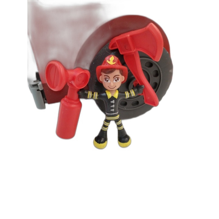 KidKraft Camion Pompier Bois Everyday Heroes - Lumières Sons - 1 Figur