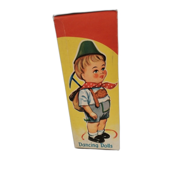 Tanz-Püppchen Poupée Vintage Mécanique à Remonter Costume Folklorique