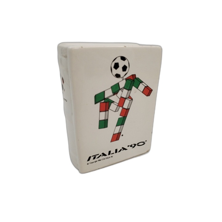 Tirelire Vintage Italia 90 Coupe du Monde Football - Mascotte Ciao - C