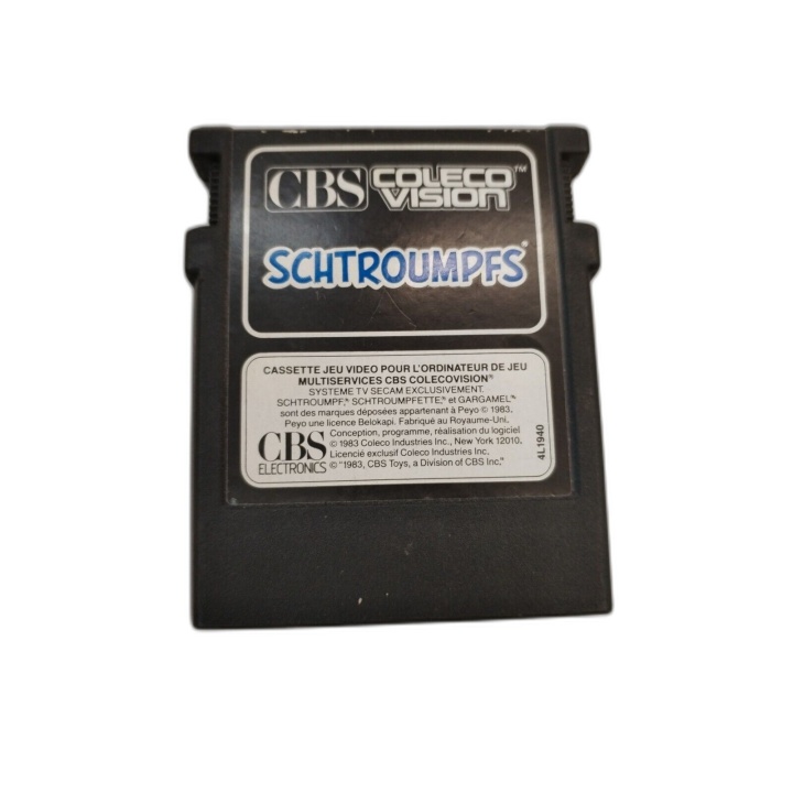 Schtroumpfs - CBS ColecoVision - Jeu Plateforme Vintage 1983 - Occasio