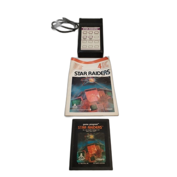Star Raiders - Atari 2600 - Jeu Tir Spatial Vintage avec Manette Keypa