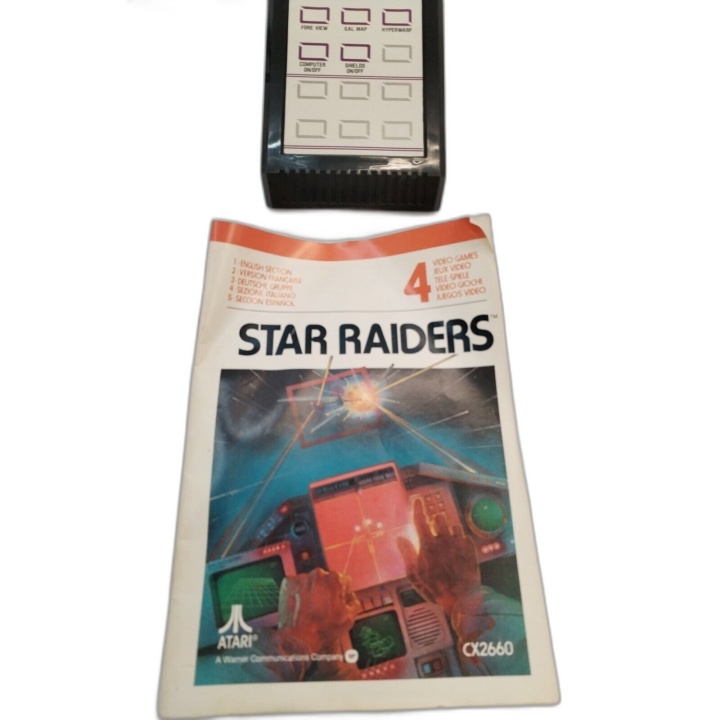 Star Raiders - Atari 2600 - Jeu Tir Spatial Vintage avec Manette Keypa