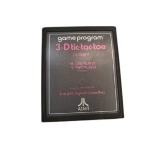 3-D Tic-Tac-Toe - Atari 2600 - Jeu Réflexion Stratégie - Cartouche Occ