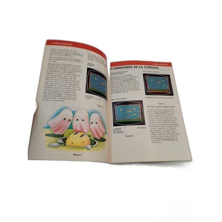 Pac-Man - Atari 2600 - CX2646 - Jeu Arcade Rétro avec Notice - Occasio