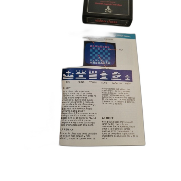 Video Chess - Atari 2600 - Jeu Échecs Rétro - Cartouche + Notice - Occ