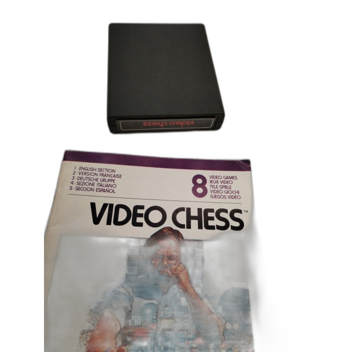 Video Chess - Atari 2600 - Jeu Échecs Rétro - Cartouche + Notice - Occ