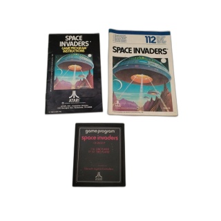 Space Invaders - Atari 2600 - Cartouche CX-2632 avec 2 Manuels - Jeu R