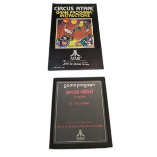 Circus Atari CX-2630 - Atari 2600 - Jeu Arcade Rétro Vintage 1980 - Oc