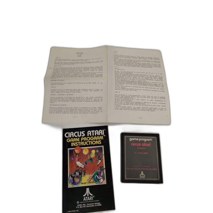 Circus Atari CX-2630 - Atari 2600 - Jeu Arcade Rétro Vintage 1980 - Oc