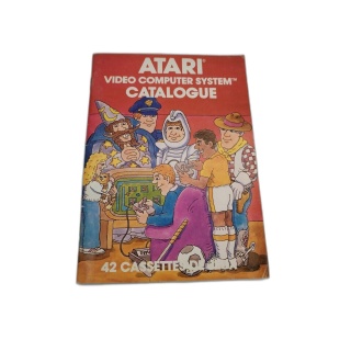 Atari 2600 VCS Catalogue Officiel 42 Cassettes - Brochure Vintage Coll