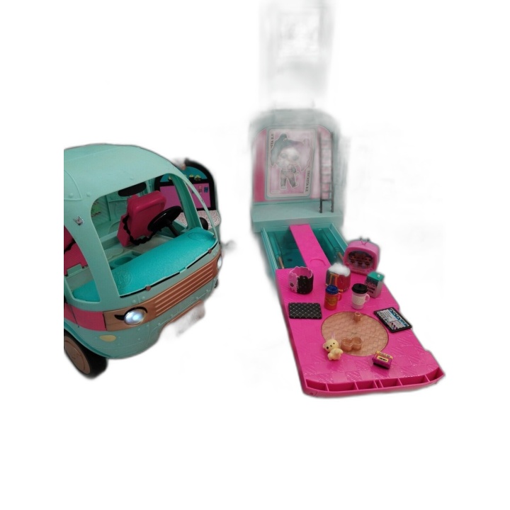 LOL Surprise OMG Glamper Bus - Camping-car Transformable + 3 Poupées +